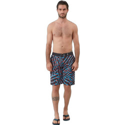 Maui Spinner Ανδρικό Μαγιό Βερμούδα με Σχέδια Μαύρο 1065540005