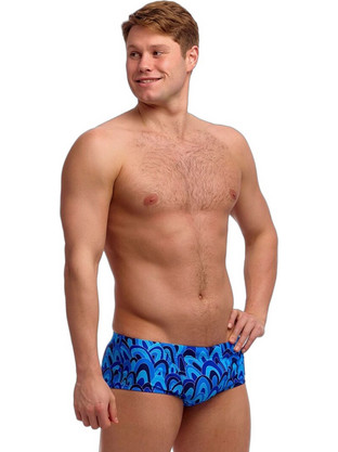 Funky Trunks Hill Billy Αθλητικό Ανδρικό Μαγιό Σλιπ με Σχέδια Royal Blue FTS001M723620