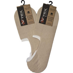 VTex Ανδρικές Κάλτσες Σοσόνια Μπεζ 2Pack 4146