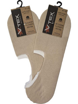 VTex Ανδρικές Κάλτσες Σοσόνια Μπεζ 2Pack 4146