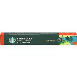 Starbucks Κάψουλες Espresso Single Origin Colombia Συμβατές με Μηχανή Nespresso 10τμχ