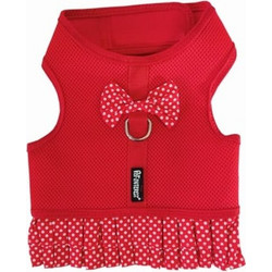 Pet Interest Dots Mesh Skirt Σαμαράκι Σκύλου Γιλέκο Κόκκινο XL