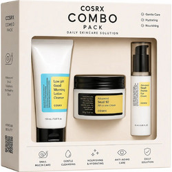 Cosrx Low pH Good Morning Gel Cleanser 150ml + Advanced Snail 92 All In One Cream 100gr + Advanced Snail Peptide Eye Cream 25ml
