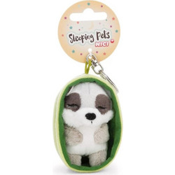 NICI Sleeping Pets Ρακούν με Κλιπ 8cm