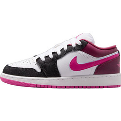 Jordan Air Jordan 1 Παιδικά Sneakers Λευκά Μαύρα Φούξια IO2067-001