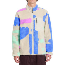 Volcom Ανδρική Ζακέτα Fleece με Φερμουάρ Μπλε Μπεζ A4832605-MLT