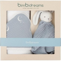 BimbiDreams Σετ Δώρου για Νεογέννητο Αγόρι Γαλάζιο 2τμχ