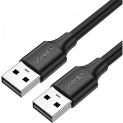Ugreen US128/10309 Καλώδιο USB-A Male 2.0 to USB-A Male 1m Black
