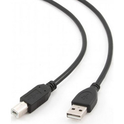 Cablexpert CCP-USB2-AMBM-1M Καλώδιο USB-A Male 2.0 to USB-B Male 1m Black
