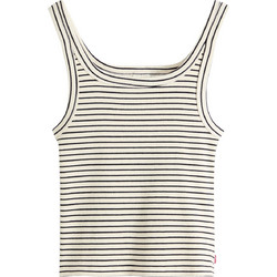 Levi's Γυναικείο Καλοκαιρινό Top Ριπ Μπεζ Μαύρο 005IN-0006