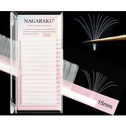 Nagaraku Βλεφαρίδες Τρίχα-Τρίχα Λευκές 0.07mm C 9-15mm 47265