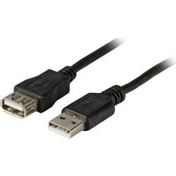 EFB Elektronik K5248.1,8V2 Καλώδιο USB-A Male 2.0 to USB-A Female 1.8m Black