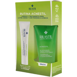 Rilastil Acnesstil Routine Facial Anti-Blemish Cream 40ml + Facial Cleansing Gel 50ml