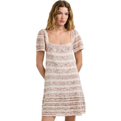 Pepe Jeans Alina Mini Καλοκαιρινό Φόρεμα Μπεζ PL9537886-318