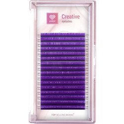 Lovely Lash Βλεφαρίδες Τρίχα-Τρίχα Μωβ 0.07mm L 7-15mm 38767