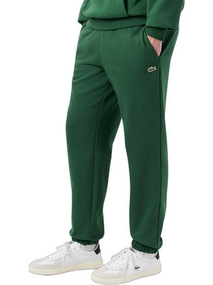 Lacoste Ανδρικό Παντελόνι Φόρμας με Λάστιχο Κυπαρισσί XH9207