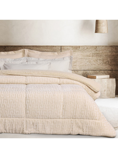Das Home Κουβερτοπάπλωμα Μονό Hollowfiber 160x220 Sherpa 1394 Taupe