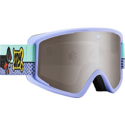SPY Crusher Elite Eco Μάσκα Σκι & Snowboard Παιδική Μωβ με Φιμέ Φακό Aσημί