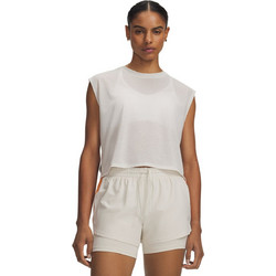 Under Armour Halo Run Aeris Γυναικείο Αθλητικό Crop Top Λευκό 6016489-110