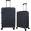 Playbags Collection 1206 Σετ Βαλίτσες 2τμχ Καμπίνας & Μεσαία Ανθρακί