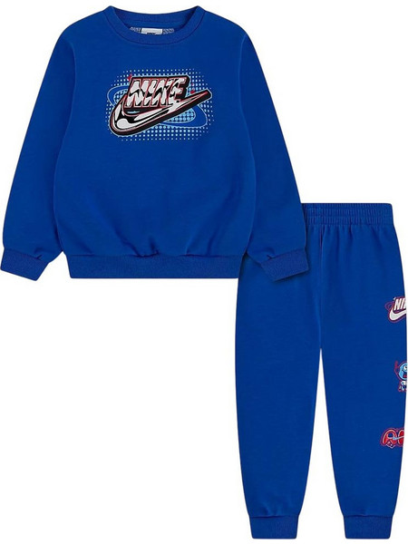 Nike Παιδικό Σετ Φόρμας Royal Blue 86P205-U89