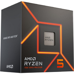 AMD Ryzen 5 7500 Box Επεξεργαστής 6 Πυρήνων για Socket AM5 με Ψύκτρα