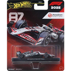 Mattel Hot Wheels Premium F1 2025 MoneyGram Haas F1 #87