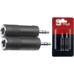 Stagg AC-PM2PFH Αντάπτορας Ήχου 2x 3.5mm Male to 2x 6.35mm Female
