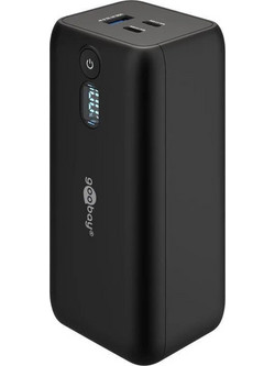 Goobay 76254 Power Bank 20000mAh 65W με Θύρα USB-A & 2 Θύρες USB-C Power Delivery Black