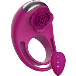 ToyJoy Put A Ring On It Ελαστικό Δαχτυλίδι Πέους Σιλικόνης με Δόνηση 60mm Ροζ