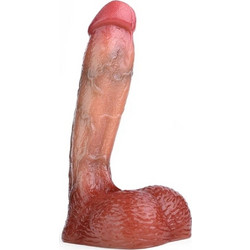 FAAK Vilan Ρεαλιστικό Dildo με Βεντούζα & Όρχεις 20cm Καφέ