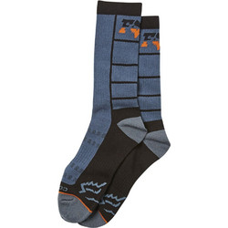 Fox Racing Ανδρικές Κάλτσες Ψηλές με Σχέδια Navy Μπλε 26033-305