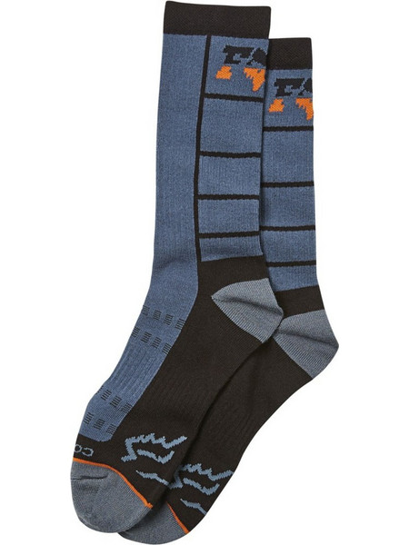 Fox Racing Ανδρικές Κάλτσες Ψηλές με Σχέδια Navy Μπλε 26033-305