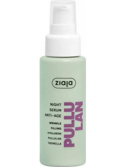 Ziaja Pullulan Night Anti-Age Αντιγηραντικό Ενυδατικό Serum Προσώπου με Υαλουρονικό 50ml