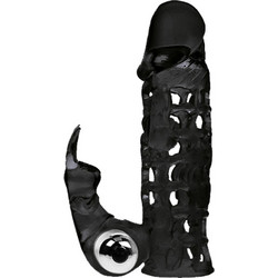 Crazy Bull Ultimate Κάλυμμα Επιμήκυνσης Πέους με Δόνηση 13cm Μαύρο