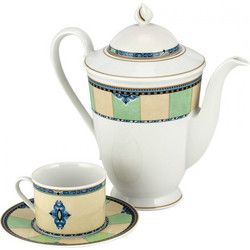 WM Collection Σετ Φλιτζάνια Τσαγιού Πορσελάνης Πολύχρωμα 100ml 9τμχ N16904-SET