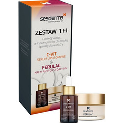 Sesderma C-Vit Liposomal Serum 30ml + Ferulac Antioxidant Facial Cream 50ml