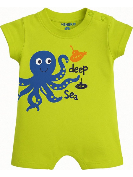 Deep Octapus Φορμάκι Κοντομάνικo για Αγόρι Lime 8010687