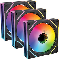 Monarch Gear Zephyrus Case Fan 120mm RGB με Σύνδεση 6-Pin 3τμχ Black