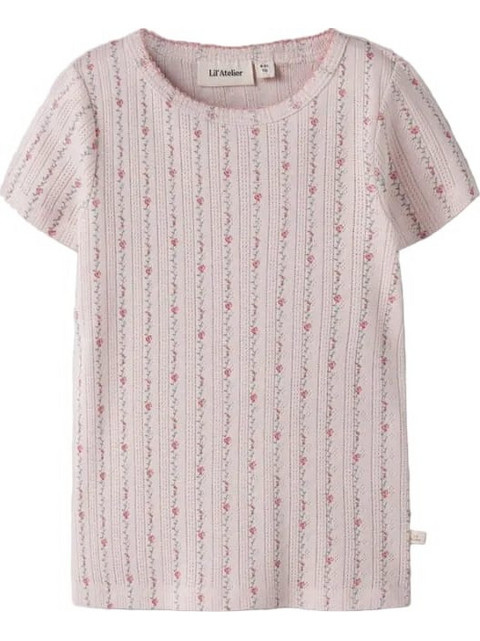 Lil' Atelier Παιδικό T-Shirt Κοντομάνικο Ροζ 13255960
