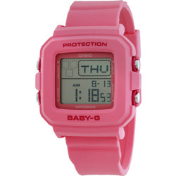 Casio Baby-G Ψηφιακό Γυναικείο Ρολόι Χρονογράφος με Ροζ Καουτσούκ Λουράκι BGD-10KH-4DR
