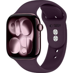 Tech-Protect Silicone Λουράκι Σιλικόνης Deep Burgundy (Apple Watch 40 / 41 / 42mm)