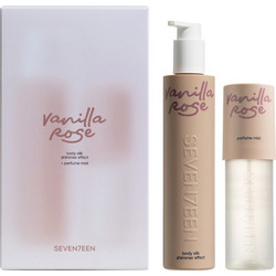 Seventeen Vanilla Rose Body Silk 175ml + Perfume Mist 100ml