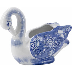 Artekko Melania Κασπώ Εσωτερικού Χώρου Λευκό Μπλε 27x13.5x20cm C0009