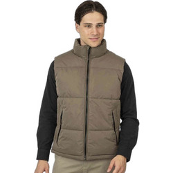 Rebase Αμάνικο Ανδρικό Μπουφάν Χειμωνιάτικο Puffer Καφέ 262RSJK-2047