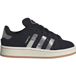 Adidas Campus 00s Παιδικά Sneakers Μαύρα Ασημί KK2634-A0QM