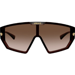Versace VE4461 533213 Γυναικεία Γυαλιά Ηλίου Μάσκα Κοκάλινα Καφέ με Καφέ Φακό