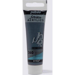 Pebeo Studio Acrylics 360 Iridescent Blue Black Ακρυλικό Χρώμα Ζωγραφικής 30ml