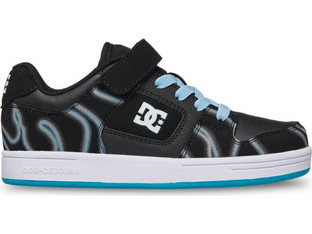 DC Manteca Παιδικά Sneakers Μαύρα Γαλάζια ADBS300378-004