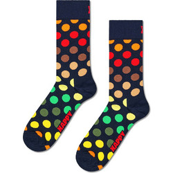 Happy Socks Βαμβακερές Γυναικείες Κάλτσες Μαύρες Πολύχρωμες P006285-1000